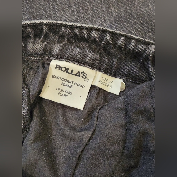 Rolla's Eastcoast Crop Flare Jeans Size 27 - Picture 8 of 8